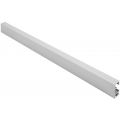 Hermeta 2000 garderobelijst Gardelux 2 42x16 mm mat naturel per meter 2000-11M