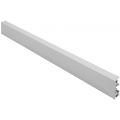 Hermeta 2001 garderobelijst Gardelux 2 56x16 mm L 500 cm mat naturel 2001-11