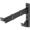 Hermeta 2092 garderobebuis steun Gardelux 2 RAL 9011 zwart 2092-70