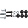Hermeta 2098 garderobe montageset framebevestiging Gardelux 2 type 12 mat zwart 2098-18