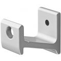 Hermeta 2660 garderobebuis wandsteun voor lijst 2650 mat naturel 2660-11