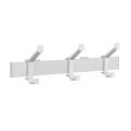 Hermeta 2680 wand garderobe kapstok serie A 3-haaks aluminium winkelverpakking 2680-11W