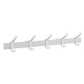 Hermeta 2682 wand garderobe kapstok serie A 5-haaks aluminium winkelverpakking 2682-11W