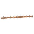 Hermeta 2685 wand garderobe kapstok serie A 10-haaks hout winkelverpakking 2685-36W