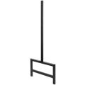 Hermeta 3076 zitbank banksteun Gardelux type 6 Gardelux vrijstaand zwart 3076-70