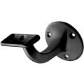Hermeta 3507 leuninghouder 75 mm vlakzadel zwart 3507-70