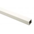 Hermeta 3650 koker doorvalbeveiliging 28x28x3,5 mm aluminium wit per meter 3650-79M