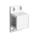 Hermeta 3670 doorvalbeveiliging steun op de dag vierkant links en rechts mat naturel 3670-11