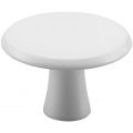 Hermeta 3751 meubelknop rond 30 mm met bout M4 wit 3751-79