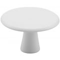 Hermeta 3752 meubelknop rond 35 mm met bout M4 wit 3752-79