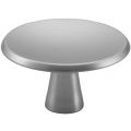 Hermeta 3753 meubelknop rond 40 mm met bout M4 naturel EAN sticker 3753-01E