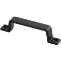 Hermeta 4200 hand- en meubelgreep 90 mm opschroevend mat zwart 4200-18