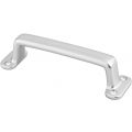 Hermeta 4257 hand- en meubelgreep 160 mm opschroevend naturel EAN sticker 4257-01E
