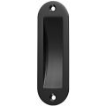 Hermeta 4560 schuifdeurkom 120x40 mm ovaal zwart 4560-70