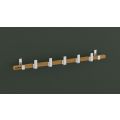 Hermeta GA7293 wand garderobe Gardelux Anna 3 haaks hout-aluminium mat naturel GA7293-36-11
