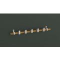 Hermeta GA7444 wand garderobe Gardelux Anna 4 haaks hout-aluminium wit GA7444-36-79