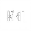 Ami VHB 251/15 KT veiligheidslangschild SKG*** kerntrekbeveiliging VHB 251/50/15 buiten KT 72 binnen blind F1 deurdikte 38-45 mm 891143