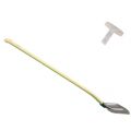 DeWit schep Drents 0 3/4 gebogen met 120 cm essen T-steel 23126