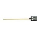DeWit stalen stalschop 25.5 cm breed met 130 cm knopsteel 23363