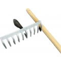DeWit tuinhark 10 tands met 140 cm steel 23832