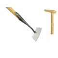 DeWit ronde schoffel gesmeed 16 cm blank gelakt met 140 cm steel 301624