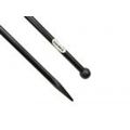 DeWit stootijzer knop en punt 1600x28mm 703010