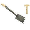 DeWit Sharktine spade met zwanehals essen steel 750 mm 8308