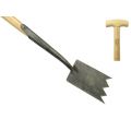 DeWit Shark tine spade met zwanehals essen steel 90 cm 830815