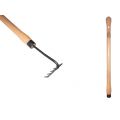 DeWit handhark gesmeed 5 tands essen knopsteel 48 cm 8736