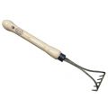 DeWit Bio handhark 5 tands essen knopsteel 25 cm 8841