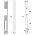 Abus sluitplaat plat voor ET SBT SB 21538