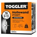 Toggler TB-100 hollewandplug TB doos 100 stuks plaatdikte 9-13 mm 96210020