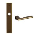 Mandelli1953 1030 WC72/8 Link deurkruk op langschild 240x40 mm WC72/8 mat brons TH51030BD0886