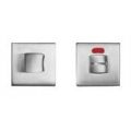 Mandelli1953 1291/115RFV-RW toiletgarnituur vierkant met rood-wit indicator mat chroom TH51291CA0905