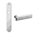 Mandelli1953 1740 PC72 Kuki deurkruk op langschild 248x48 mm PC72 chroom-mat chroom TH51740CB-CA0142