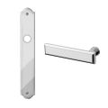 Mandelli1953 1740L Kuki deurkruk gatdeel op schild 50x6 mm linkswijzend chroom TH51740CB0200