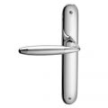 Mandelli1953 460L PC72 Totem deurkruk gatdeel linkswijzend op langschild PC72 chrome-mat chroom TH50460CB-CA0242