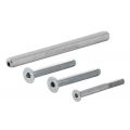 GPF Bouwbeslag AG0314 bevestigingsset voor veiligheids beslag deurdikte 64 mm kruk-kruk 2x M8x70/1x M6x70 en krukstift 8x8x120 mm 10.9 - AG0314