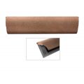 Cubic Colors briefplaat binnen met kunststof houder en luxe Bronze blend klep 86x345 mm Bronze blend-zwart CC10010604