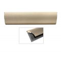 Cubic Colors briefplaat binnen met kunststof houder en luxe klep 86x345 mm Champagne blend-zwart CC10010606