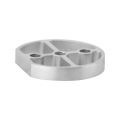 GPF Bouwbeslag RVS 0731.09 verhogingsschijf voor GPF0730.09 rond 10x64 mm RVS geborsteld GPF073109000