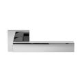 GPF Bouwbeslag RVS GPF1302.49-02 Zaki+ deurkruk op vierkant rozet 50x50x8 mm RVS gepolijst GPF1302490100-02