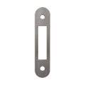 GPF Bouwbeslag RVS 0181.09 PC72 zonder kruksleuf sluitplaat kast DIN links-rechts RVS U 110x24 mm RVS geborsteld GPF018109042