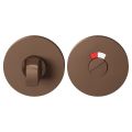 GPF Bouwbeslag Entree 0903VRA2 toiletgarnituur 53x6,5 mm stift 8 mm met rood-wit indicator Bronze blend GPF0903VR109A2