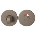 GPF Bouwbeslag Entree 0903VRA3 toiletgarnituur 53x6,5 mm stift 8 mm met rood-wit indicator Mocca blend GPF0903VR109A3