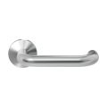 GPF Bouwbeslag RVS GPF1005.09-00 Hoa deurkruk op rond rozet 50x8 mm RVS geborsteld GPF1005090100-00