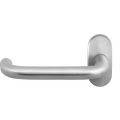 GPF Bouwbeslag RVS GPF1006.09-04L Hoa deurkruk gatdeel op ovaal rozet 70x32x10 mm linkswijzend RVS geborsteld GPF1006090200-04