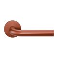 GPF Bouwbeslag Entree GPF100VRT2R L-model 19 mm deurkruk gatdeel op rozet 53x6 mm rechtswijzend Blush GPF100VR0300T2