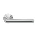 GPF Bouwbeslag RVS GPF1015.09-00 Toi deurkruk op rond rozet RVS 50x8 mm RVS geborsteld GPF1015090100-00