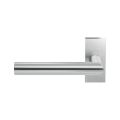 GPF Bouwbeslag RVS GPF1015.09-01L Toi deurkruk gatdeel op rechthoekig rozet RVS 70x32x10 mm linkswijzend RVS geborsteld GPF1015090200-01